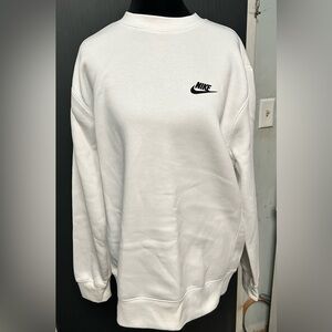 Nike White Sweatshirt